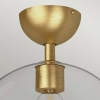 Minimalistyczna sufitowa lampa Jude ALM-JUDE-SF-GD-CL szklana złota