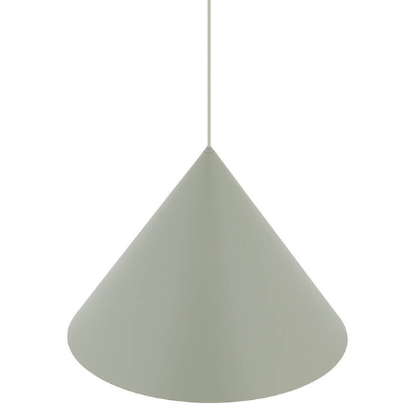 Salonowa lampa wisząca ZENITH 11482 stożek szałwiowy