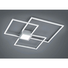 Salonowa lampa nasufitowa HYDRA 676210407 Trio LED 38W 3000K srebrna