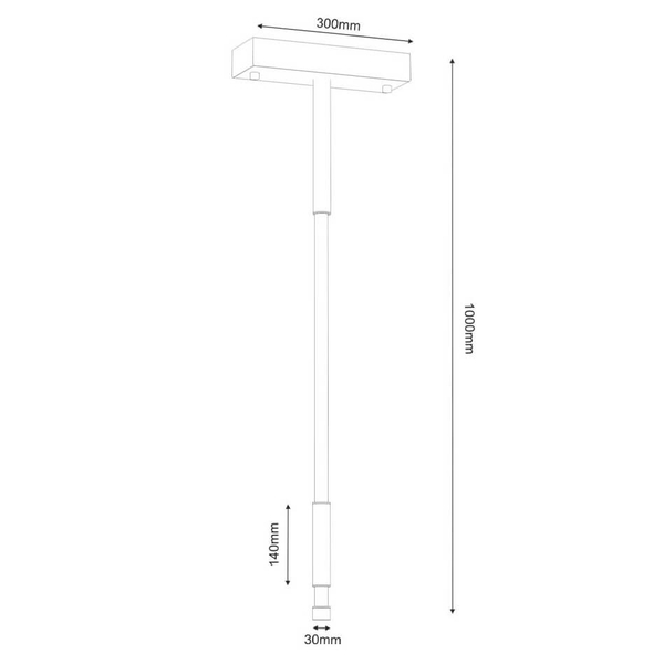 Ledowa lampa wisząca do salonu Alha 9070 Dohar 14W 4000K metal czarny biały