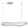Lampa wisząca ze ściemniaczem MIRABELLA biała AZ6753 1xLED 60W 3000K do salonu