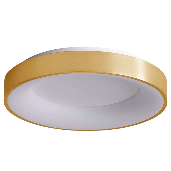 Sufitowa LAMPA natynkowa GIULIA 5304-850RC-GD-3 Italux metalowa OPRAWA okrągła LED 50W 3000K plafon złoty
