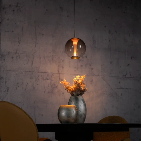 Opuszczana lampa wisząca PURE INFINITY brązowa 2220-97 1xLED 10W 2200-5000K na pilot