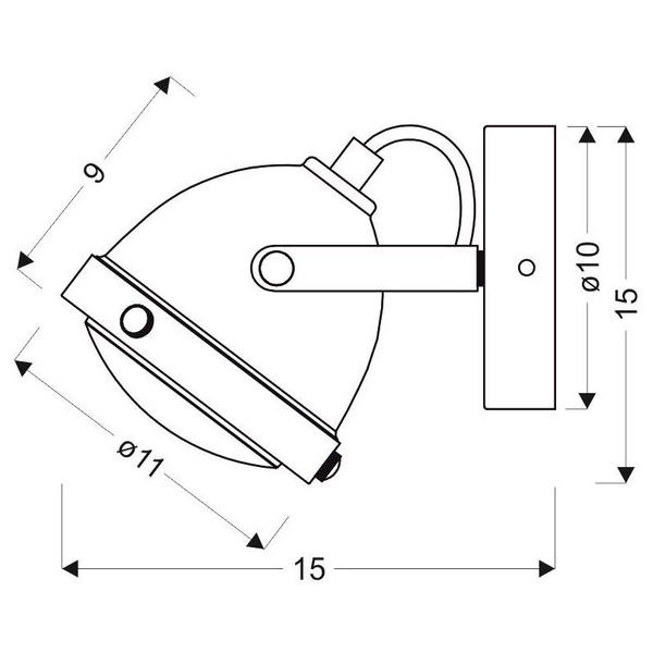 Industrialna lampa ścienna FRODO 91-71064 metalowa rustykalny rdzawy