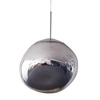 Połyskująca lampa wisząca GLAM MP-1239-380 chrome Step Into Design bańka ognista srebrna