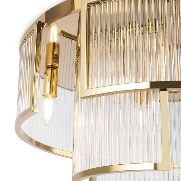 Lampa sufitowa metalowa Frame MOD174CL-06G Maytoni do salonu złota