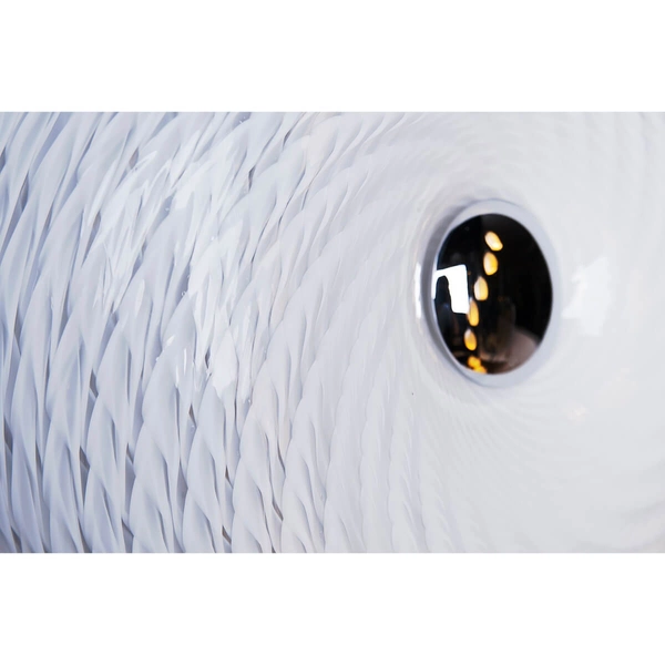 Ścienny kinkiet okrągła Scale AZ1602 Azzardo szklany biały chrom