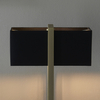 Stołowa lampa frame L&-193061 Light& z abażurem czarnym mosiądz