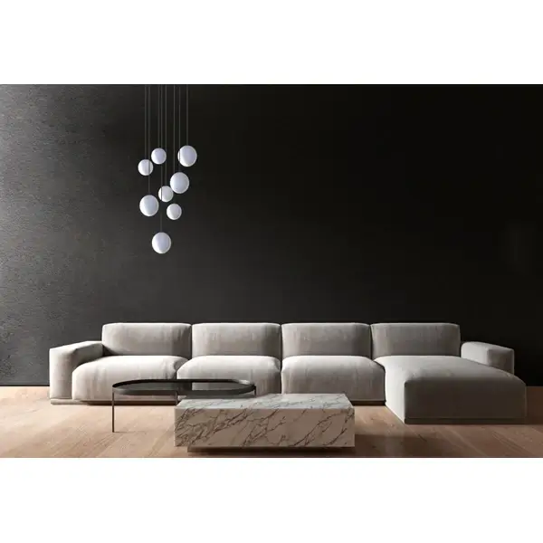 Salonowy klosz Cameleon Snowball 120 10267 Nowodvorski kulisty biały