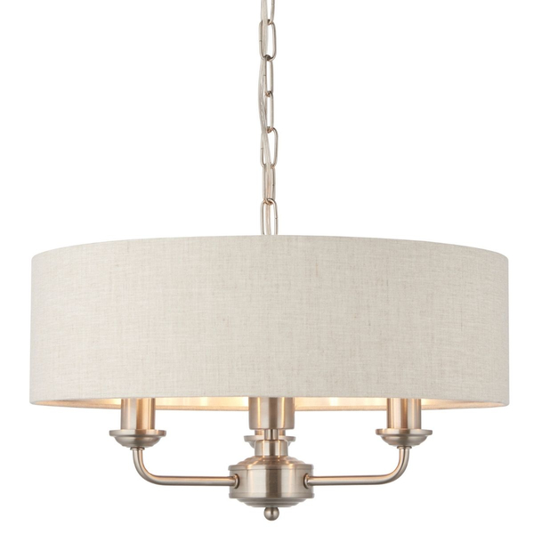 Żyrandol na łańcuchu Highclere 94361 Endon do jadalni chrom
