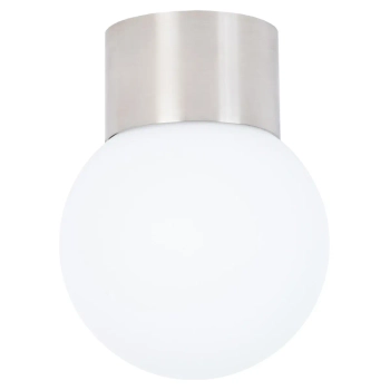 Sufitowa lampa na korytarz Hotel Mood 41310 kula biała srebrna