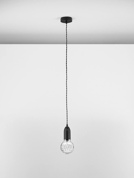 Wisząca lampa loftowa BANI LE42714 do przedpokoju czarna