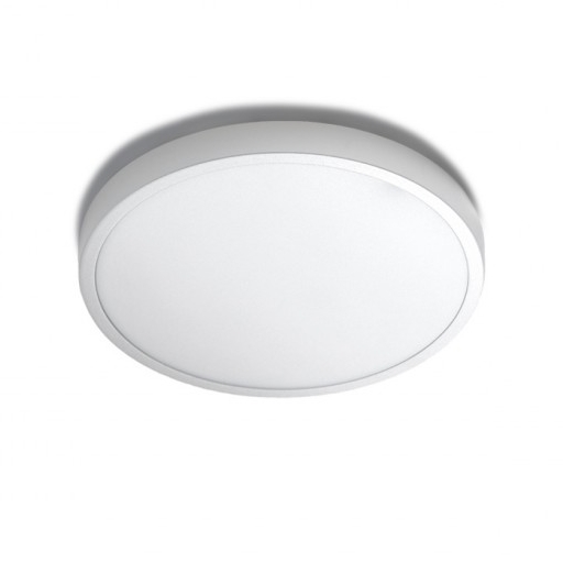 Biały plafon natynkowy Malta LED 24W do jadalni nad stół