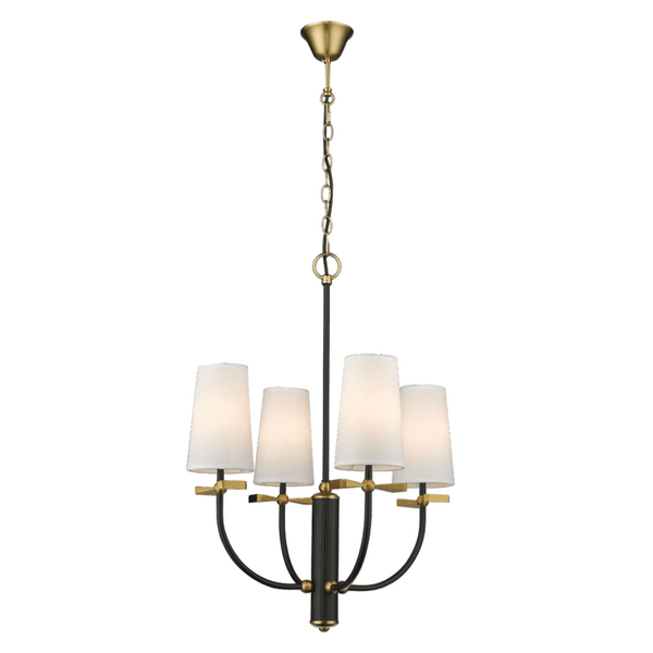 Lampa wisząca z kloszami Bow P04183BK Cosmolight czarna biała