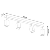 4-punktowa lampa sufitowa SL.1038 drewniana do garderoby
