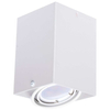 Spot LAMPA sufitowa BLOCCO ML476 Milagro natynkowa OPRAWA metalowa LED 7W 3000K oczko regulowane kostka cube biała