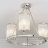 Potrójna lampa wisząca  Easton 76261 Endon tuby szklane nikiel