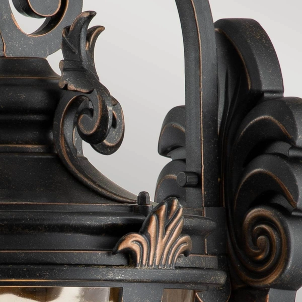 Naścienna latarnia ogrodowa Baltimore BT1-L Elstead vintage IP44 brązowy