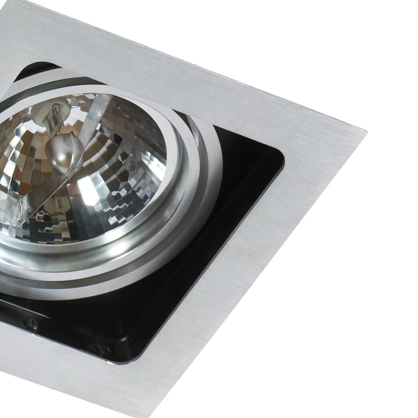 Wpustowa lampa kierunkowa Sisto AZ0793 metalowa aluminium