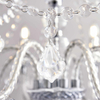 Żyrandol glamour świecznikowy Clarence 308-8CL Endon chrom przezroczysty