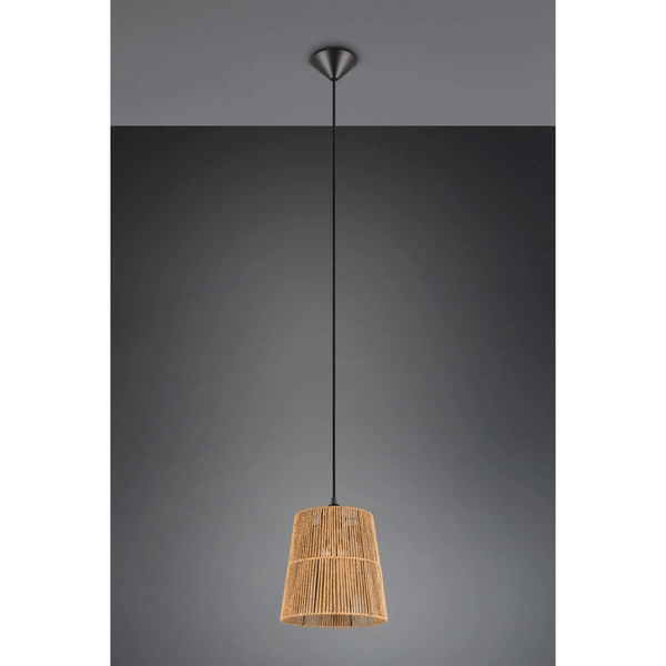 Zwisająca lampa Holm R31041026 RL Light zwis cage do salonu brązowy czarny