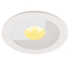 Lampa wpustowa do przedpokoju PLAZMA H0089 LED 13W 3000K IP54 metal biała