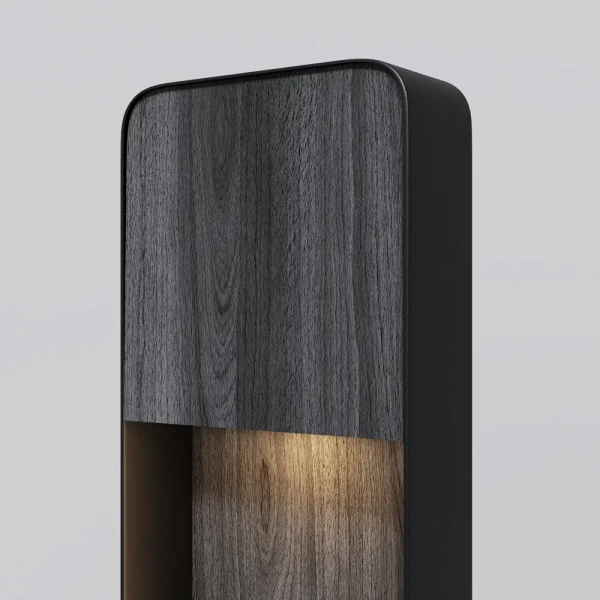 Ogrodowa lampa stojąca Porte O481FL-L7BWD3K LED 7W 3000K IP54 czarna