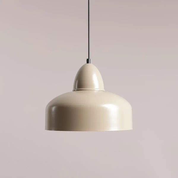 Beżowa lampa wisząca Como 946G17 Aldex kuchenna kopuła nad wyspę