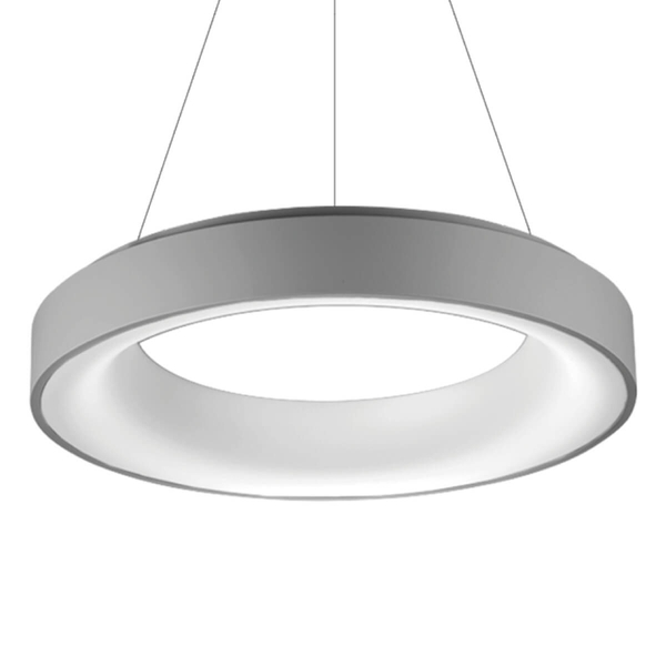 Sypialniana lampa wisząca Sovana AZ3553 LED 50W 2300-6500K nad stół szara