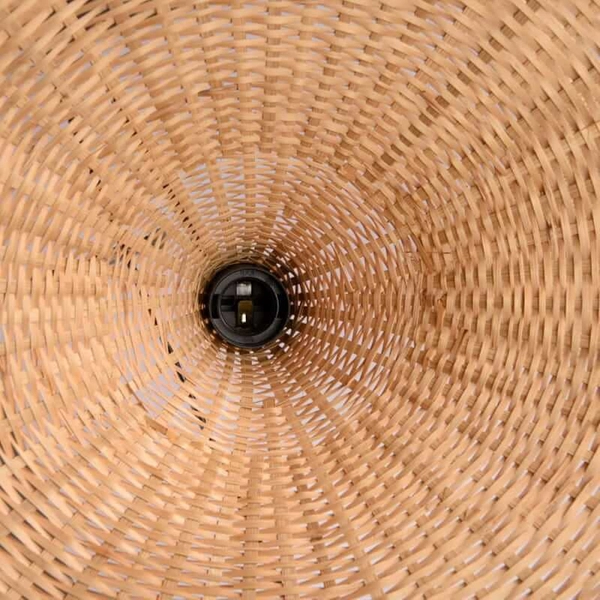 Wisząca lampa Boho ABR-LWS-BH40-3XE27 Abruzzo kapelusze japandi beżowa