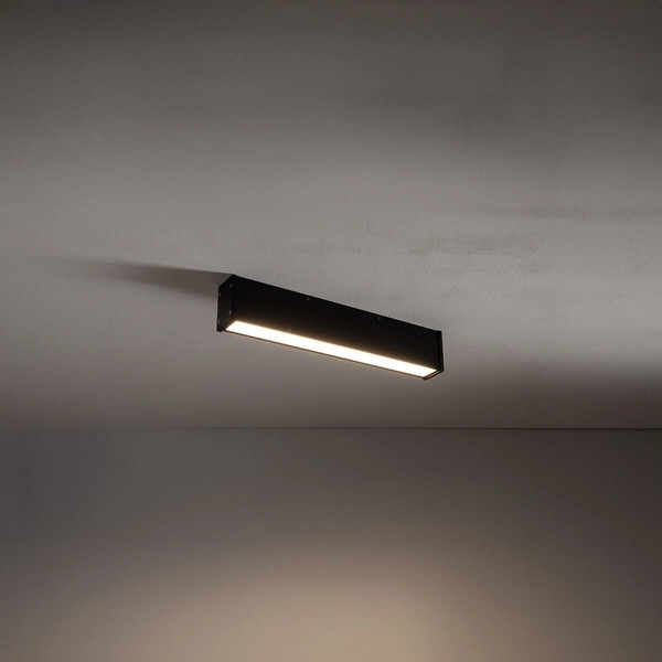 Podłużna lampa sufitowa Outline 11360 Nowodvorski LED 20W 3000K IP44 czarna