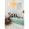 Papierowy abażur do lampy wiszącej Villo 60 2213253218 owalny brązowy