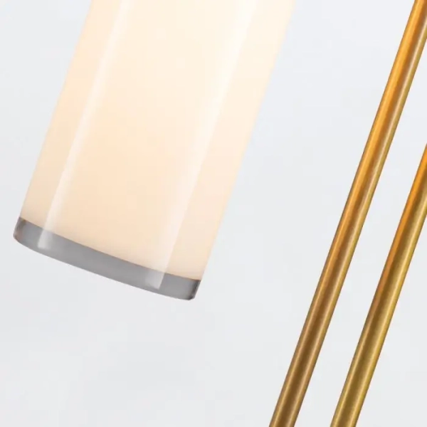 Retro lampa na stół Wynwood QN-WYNWOOD-TL-VBS z przełącznikiem mosiądz