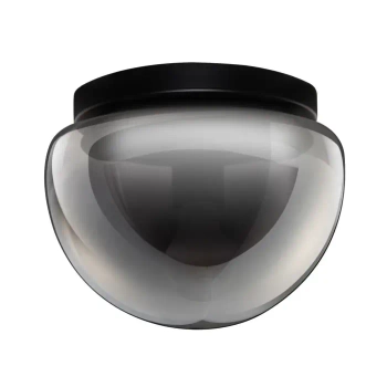 Lampa sufitowa NUNLENA LE45188 szklana owalna czarna