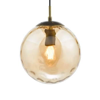 Okrągła wisząca lampa Ripple SP70-RIP8820 kula szampańska brąz