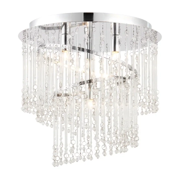 Sufitowa lampa glamour Camille 68698 szklana chrom przezroczysty