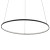 Lampa ring wisząca salonowa Circolo 10812 Nowodvorski LED 21W 3000K czarna