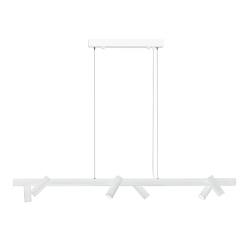 Lampa ścienna Yabu 5064 Shilo rurka punktowa tuba do jadalni biała