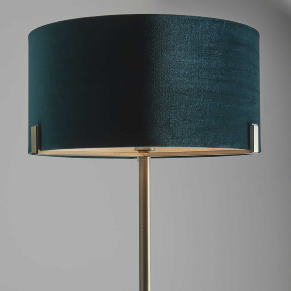 Salonowa lampa podłogowa Hayfield 95838 Endon zielona mosiądz
