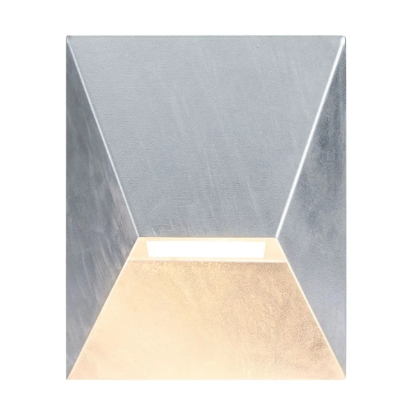 Metalowa lampa elewacyjna Pontio 2218171031 na taras IP54 cyna