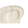Komfortowy fotel Teddy KH1301100124 Grand z podnózkiem beżowy czarny