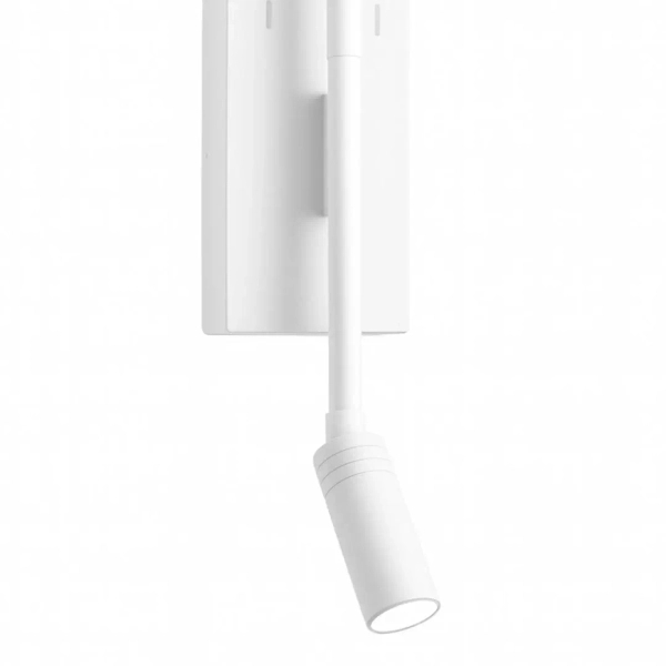 Pionowa lampa ścienna do czytania Torch ML1567 LED 6W+3W 4000K biały