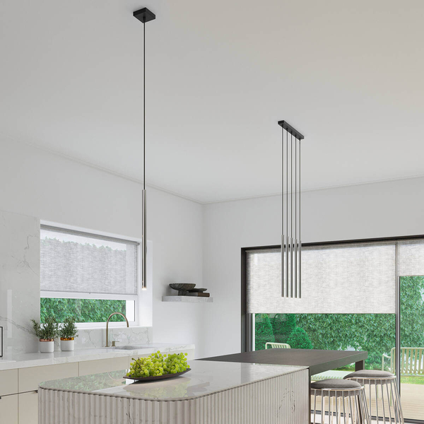 Zwisająca lampa Pastelo SL.1199 tubka rurka chrom
