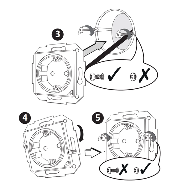 Podtynkowe gniazdko elektryczne Smart Wifi Tuya 315939 białe