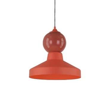 Wisząca lampa z ceramiki Tigali terakotowa 5243 1xE27 nad stół