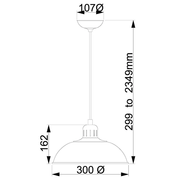 Wisząca LAMPA retro FRANKLIN-P-GY Elstead metalowa OPRAWA kopuła ZWIS vintage szary