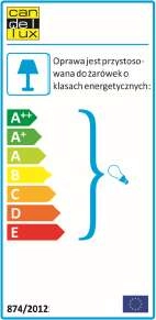 Lampa wisząca CELIA 32-51578 szklana zwis sufitowa krople łezki chrom