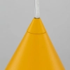 Stożkowa lampa wisząca nad stół CONO 10077 żółty