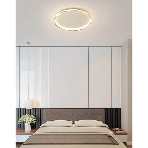 Plafon Cerchio ABR-PLO-30W-40CM-CCT Abruzzo LED 30W 3000-6000K złoty biały