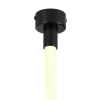 Lampa wisząca wąż ledowy SNAKE MD1021-4 black czarna metal PVC LED 60W 3000K 4M do jadalni